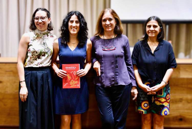 Las autoras  Gabriela Osorio, Carmen Sotomayor, Carmen Julia Coloma y Renata Bennett,