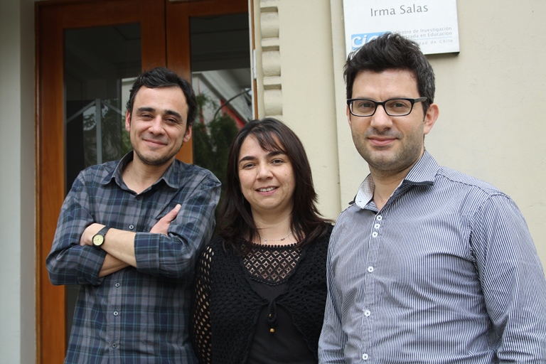 Pablo Rupín, María Victoria Martínez y Federico Navarro.