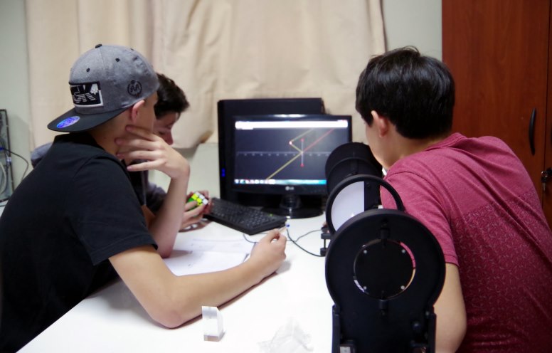 Los estudiantes que tomaron parte de la fase piloto del estudio.